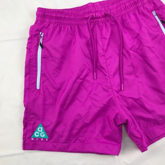 nike acg pink shorts